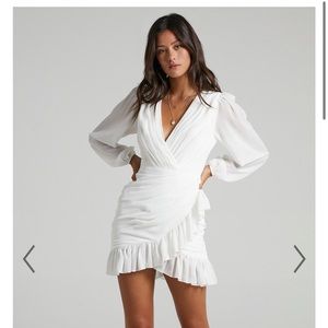 Super Cute ShowPo White Dress - Perfect for Brides!